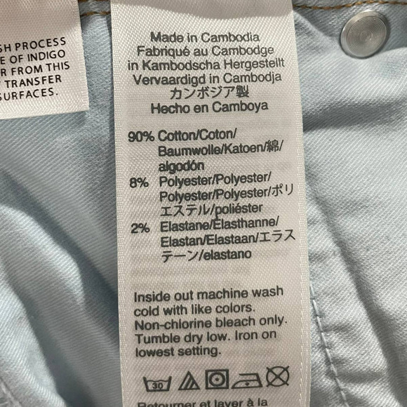 J. Crew 9" High Rise Toothpick Jeans Buffalo Wash Stretch Denim | Petite Size 32 - Picture 8 of 10